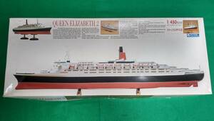 ★希少★ グンゼ産業　1/450　豪華客船 クイーン・エリザベス２ （ＱＥ２） QUEEN ELIZABETH２　GUNZE　GSIクレオス