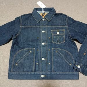 【日本限定】RRL RALPH LAUREN / ダブルアールエル ラルフローレン トラックデニムジャケット Sサイズ 1円スタート