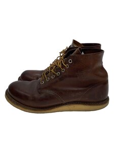 RED WING◆6 CLASSIC ROUND/レースアップブーツ/ラフアンドタフ/26.5cm/ブラウン/9111/USA製