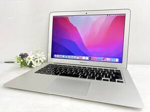 【良品 Core i7】Apple MacBook Air(13-inch, Early 2015) A1466 Core i7(5650U)/2.2GHz RAM:8GB/SSD:512GB 13.3インチ Monterey 動作品