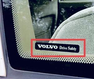 VOLVO Drive Safety ステッカー 車内から貼る / rデザイン ポールスター t4 v50 v40 v60 v70 v90 xc40 xc60 xc70 窓 ドライブ セーフティ