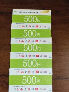 ワタミグループ共通クーポン券500円×5枚