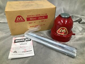 06-10-428 ◎C【小】 中古　車用品 カー用品 工具 ミニ油圧ジャッキ ジャッキ マサダ製作所 CAP10TON