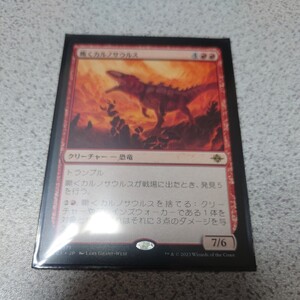 MTG LCI 嘶くカルノサウルス 日本語 一枚 イクサラン 失われし洞窟 即決