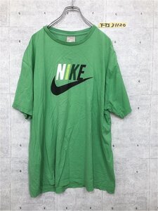 NIKE ナイキ メンズ ビッグロゴプリント 半袖Tシャツ 大きいサイズ XXL 緑