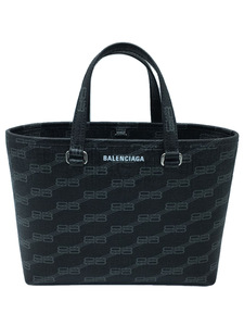 BALENCIAGA◆ショルダーバッグ/-/BLK/総柄/702699 1060 Q