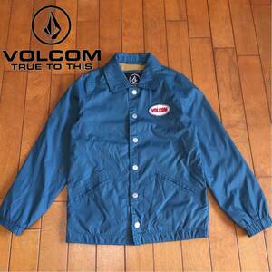 ★【 VOLCOM 】★ キッズ ナイロン ワッペン コーチジャケット★サイズ S★O442