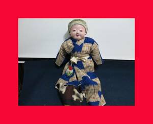 :即決【人形館】「抱き人形O-49」衣装人形・市松人形〝衣〟