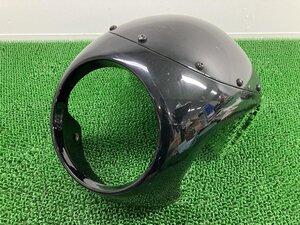 CB400SS ビキニカウル 黒 社外 中古 バイク 部品 NC41SR400 SR500 W400 W650 W800など カフェレーサーカウル割れ欠け無し