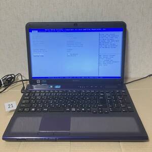 VAIO VPCCB48FJ i5-2450M BIOS起動,ジャンク SONY/ソニー ブルー 即決 元Windows7