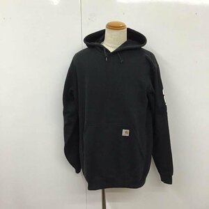 Carhartt M カーハート パーカー 長袖 長袖パーカー フード付きパーカー プリントスウェット トレーナー 黒 / ブラック / 10121035