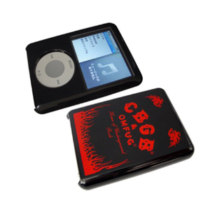 第3世代 iPod nano CBGB＆OMFUG ハードケース BK/RE 新品・未使用