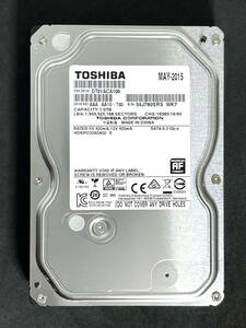 【送料無料】 ★ 1TB ★　TOSHIBA　/　DT01ACA100　【使用時間： 49 ｈ】　2015年製　稼働極少　3.5インチ 内蔵HDD　SATA600/7200rpm