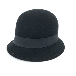 良好◆OLDENGLAND オールドイングランド フェルトハット ◆50743011 ブラック フェルト ウール100％ レディース 帽子 hat 服飾小物