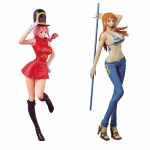 ワンピース フィギュア ナミ レベッカ ONE PIECE　2体セット バンプレスト バンダイ 尾田栄一郎 【3543-3544