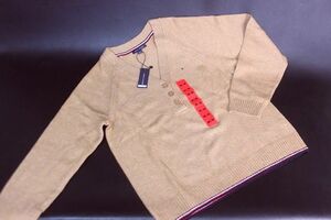 トミーヒルフィガー レディース ヘンリーネック セーター サイズM TOMMY HILFIGER 76J3567★送料600円