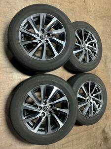 中古夏タイヤホイールセット　225/60R17　YOKOHAMA　ブルーアース E51 　トヨタ純正アルミ　4本セット　　★☆送料安★☆