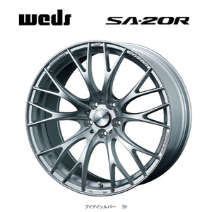 送料無料 ウェッズ WedsSport SA-20R 9.5J-19 +48 5H-114.3 (19インチ) 5H114.3 9.5J+48【2本セット 新品】