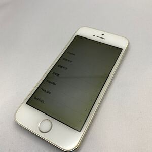 201 Apple iPhone 5s 16GB シルバー A1453 GSM Apple