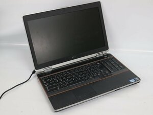 ジャンク品 ノートパソコン 15.6インチ DELL デル Latitude E6520 Core i5第2世代 メモリ無 HDD無 通電確認済 代引き