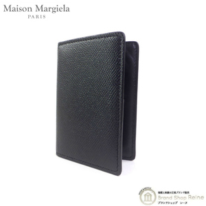 メゾン マルジェラ （Maison Margiela） ４ステッチ カードホルダー カードケース 名刺入れ S55UI0203 ブラック（中古）