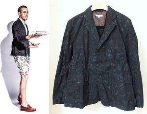 Engineered Garments エンジニアードガーメンツ Baker Jacket Batik Print ベイカー ジャケット XS 総柄