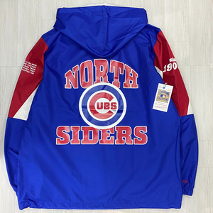 USA正規品 【L】 Mitchell&Ness ミッチェル＆ネス MLB シカゴ カブス Team Origins アノラック ウィンドブレーカー Chicago Cubs 青 