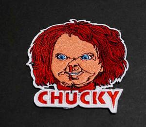 鼻血激おこ■新品チャッキー CHUCKY 刺繍ワッペン激渋■アメリカ映画　ムービー　ホラー■ミリタリー☆ファッション■洋服・衣類・衣服DIY 