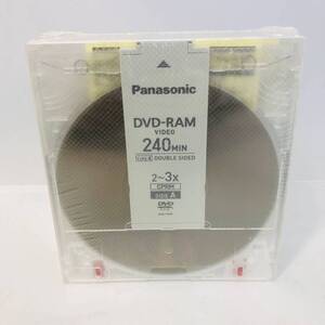 【DVD-RAM】未使用 Panasonic DVD-RAM ディスク5枚 カートリッジタイプ 240min　DOUBLE DIDED