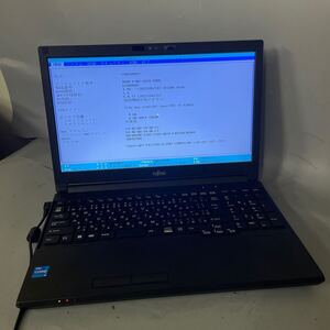 JXJK5432 FUJITSU LIFEBOOK A5512/j /corei5-1245U / メモリ:8GB /SSD:512/BIOS確認