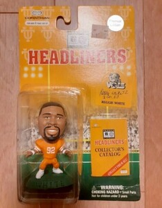 レジー・ホワイト ① コリンシアン NFL フィギュア ヘッドライナーズ Reggie White CORINTHIAN HEADLINERS アメリカン・フットボール