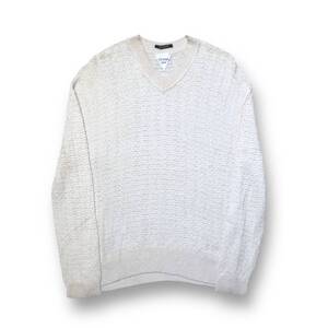 21ss Y’s×TAKESHI KOSAKA SILK V NECK KNIT LONG SLEEVE KNIT size 3 長袖ニット Vネック ワイズ × タケシコウサカ 店舗受取可