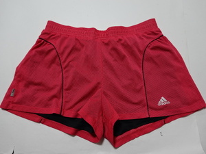 ■1207■アディダス ADIDAS トレーニングショートパンツ OT インナー付 O39422●