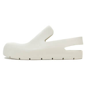 BOTTEGA VENETA ボッテガヴェネタ パドルサンダル シューズ 靴 クリーム ラバー Puddle rubber clogs おしゃれ 無地 サイズ：25cm 38