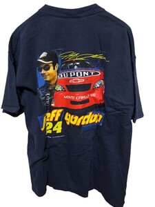 モータースポーツ　2000年代ヴィンテージ　NASCARのジェフ・ゴードンのTシャツ