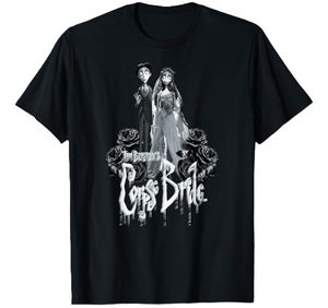 ティム・バートンのコープスブライド ★ 黒 Ｔシャツ ４XL