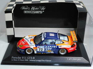 ☆レア限定・PMA・Minichamps ☆ 1/43 ポルシェPorsche 911 GT3-R #72 “Repsol Racing Engineering ”Le Mans 2000・240929