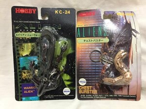 ◎ ツクダホビー ALIEN エイリアン キーチェーン チェストバスター エイリアン ニューウォーリアー セット 現状品