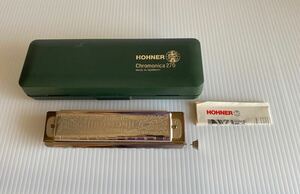 M.HOHNER ホーナー chromnica270 ハーモニカ クロマチックハーモニカ 楽器 ケース付