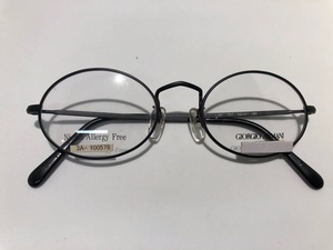 S1 GIORGIO ARMANI アルマーニ メガネフレーム 118T 737 TITAN-P デッドストック ビンテージ めがね 眼鏡 未使用 即決有 送料無料 MG300