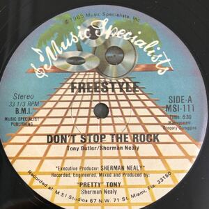 12’ Freestyle-Don’t stop the rock