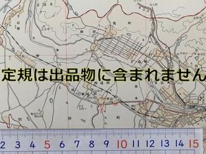 mC28【地図】昭和39年 三木市 [バス路線・バス停留所名 国鉄三木線三木駅 別所駅 石野駅 神戸電鉄三木福有橋駅 /山陽自動車道が無い頃