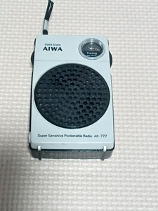 ジャンク　アイワ トランジスター ラジオ ポータブルラジオ AR-777 AIWA