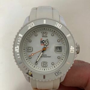 11456 ice watch アイスウォッチ 腕時計 ホワイト 現状渡し 不動品 汚れあり　WATCH 