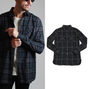 定価3万弱 wjk winding check long shirt　チェック シャツ　　　　AKM 1piu1uguale3 ジュンハシモト