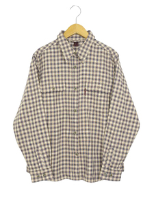 モンベル mont-bell シャツ 1104287 WIC.O.D.シャツ チェック アウトドア タン size L レディース