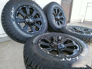 デリカ D5 エクストレイル CX5 RAV4 アウトランダー タイヤホイールセット YOKOHAMA ジオランダー X-AT 235/70R16 LEXXEL DeathRock