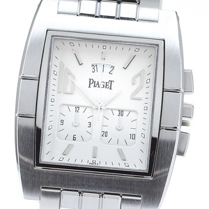 ピアジェ PIAGET 27150 アップストリーム クロノグラフ クォーツ メンズ 良品 メーカーOH済み_812519