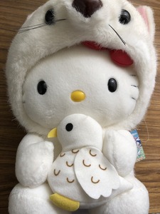 キティちゃん オコジョ ご当地限定 ぬいぐるみ 立山黒部 中古現状品美品 約28ｃｍ