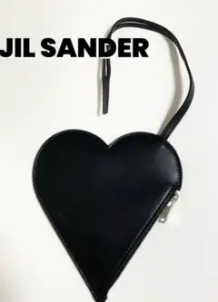 【美品！】JIL SANDER ジル サンダー　ハート　ポーチ　チャーム